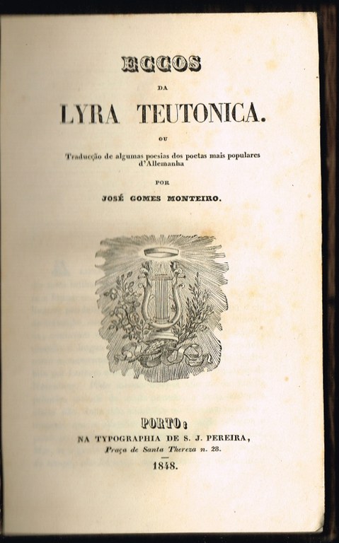 ECCOS DA LYRA TEUTONICA ou ...